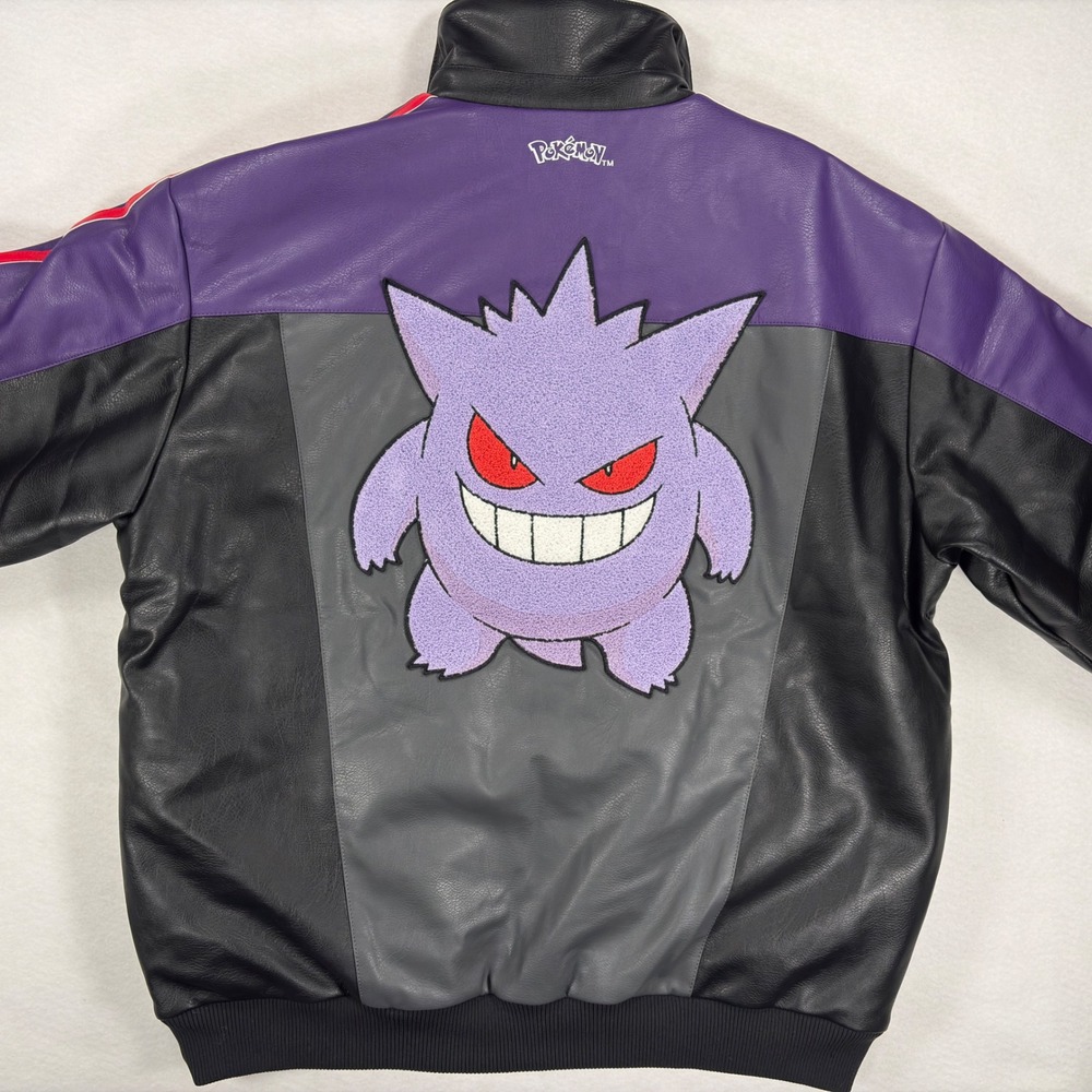 Adidas Originals Pokemon Poke 8Ball Jacket Black Violet IB7072 Mens L NEW